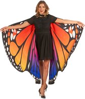 Vegaoo - Ailes de papillon multicolores adultes