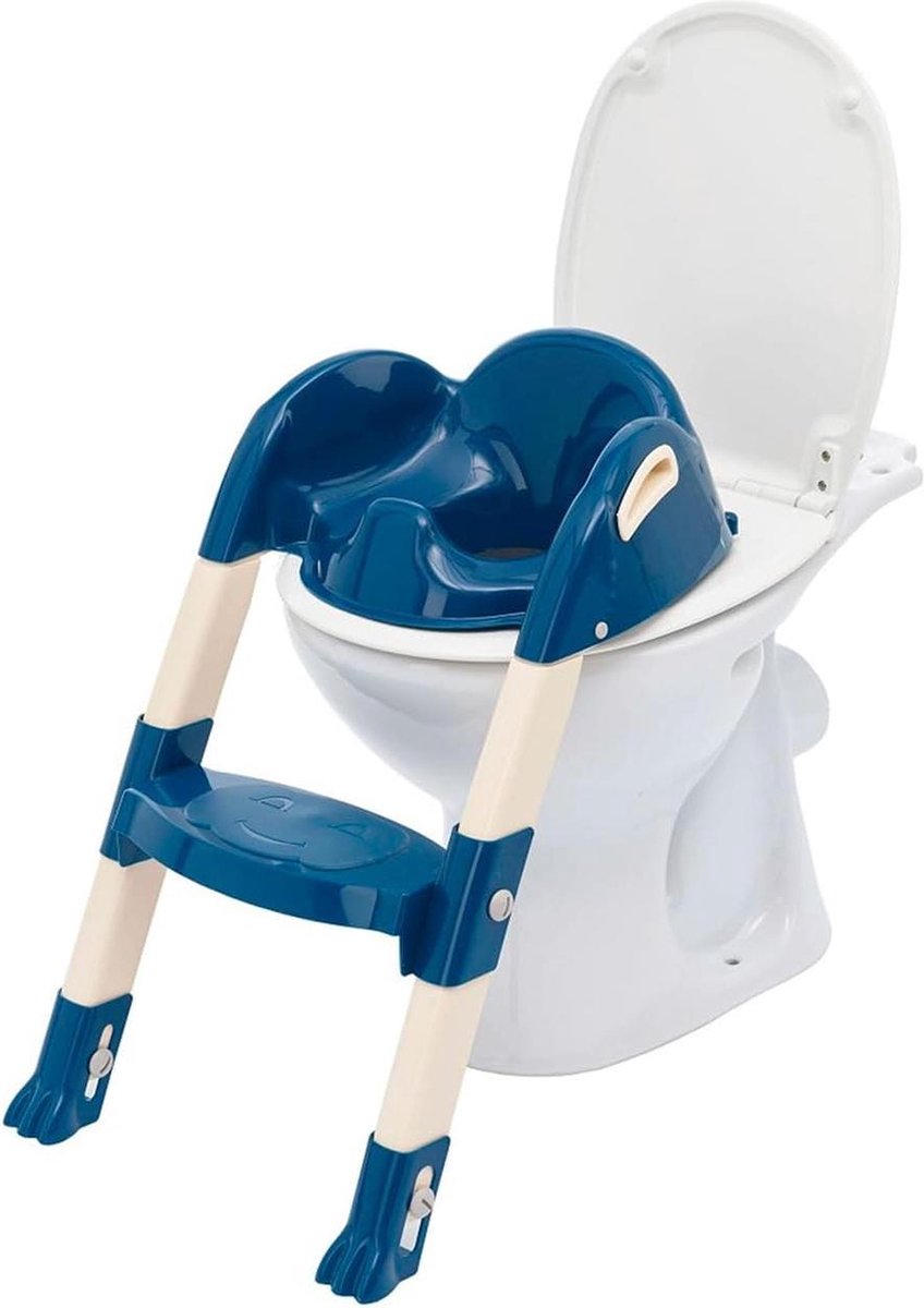 Goedkoopste Kiddyloo toiletbril oceaanblauw voor kinderen vanaf 18 maanden - comfortabel en veilig Toiletbril voor kinderen