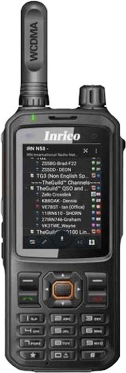 Inrico T320 V2 4G LTE Zello Portofoon, GPS, Smartphone, GSM, Wifi