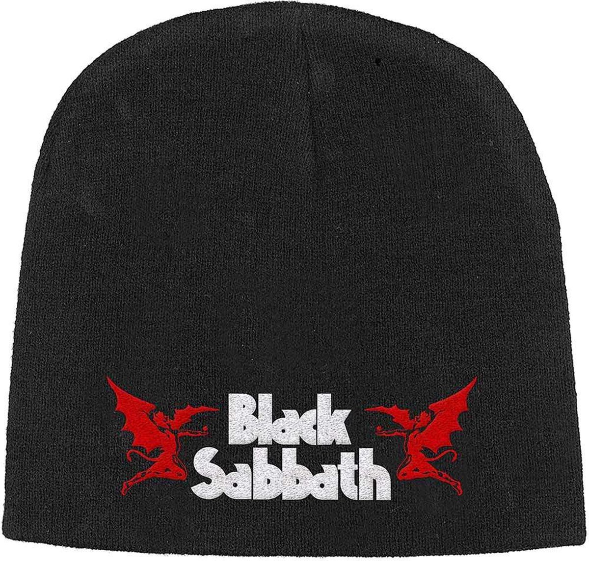 Black Sabbath - Logo & Devils Beanie Muts - Zwart