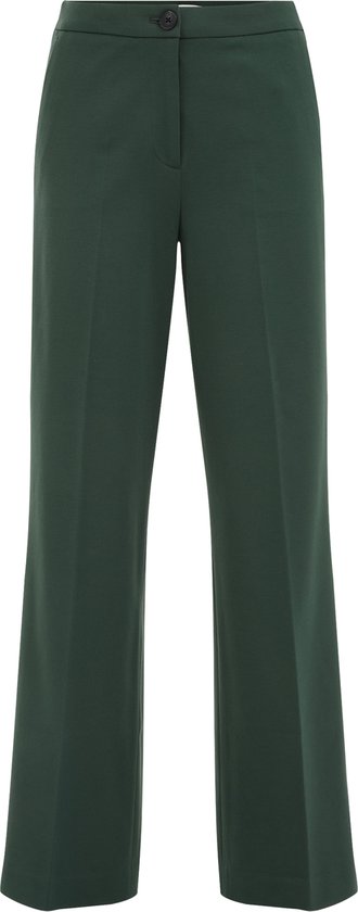 WE Fashion Dames wide leg pantalon met stretch