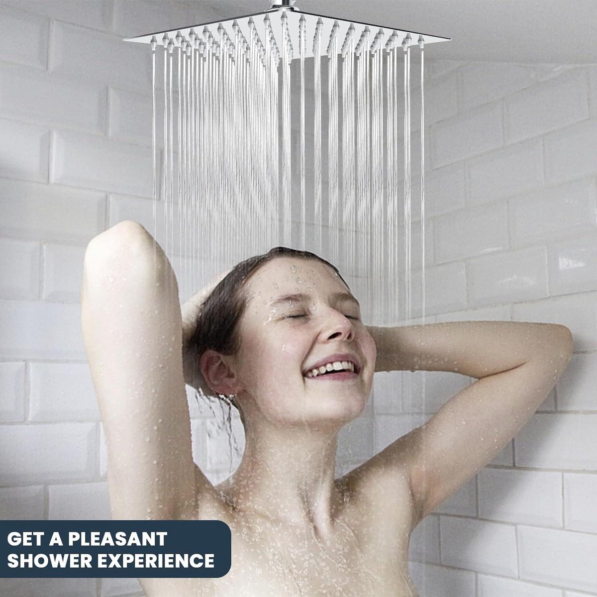 Pomme de douche à effet pluie, filtres confortables haute pression