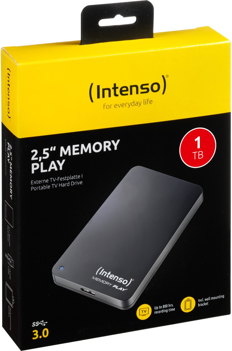 Intenso Memory Play - Externe harde schijf - 1 TB