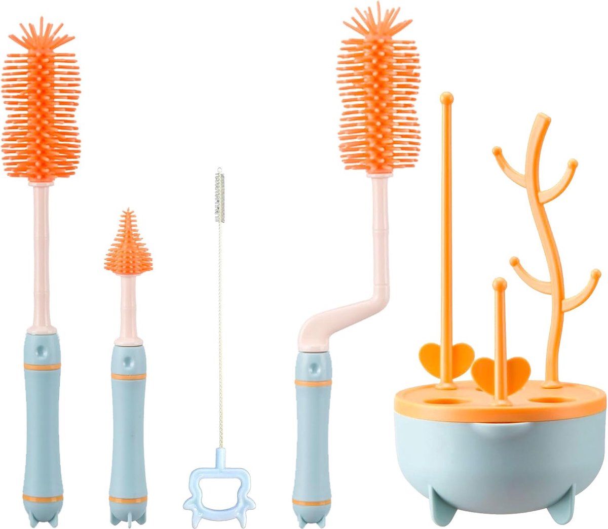 Goedkoopste Flessenborstel - Flessenborstel Baby - Flessenreiniger - Flessen Borstel - Flesvoedingaccessoires - Babyaccessoires