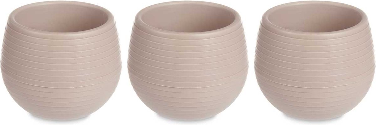 Zelfwatergevende bloempotten, Ø 6 cm, set van 3