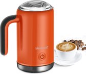 Bol.com Automatische elektrische melkopschuimer voor warme en koude melk - perfect voor latte warme chocolademelk en cappuccino ... aanbieding