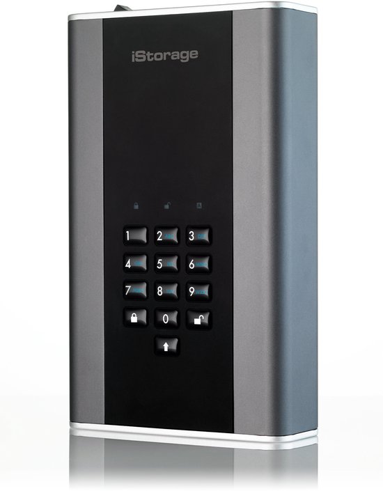 iStorage diskAshur DT2 - externe harde schijf - 20 TB - Zwart - Grafiet van Merkloos — afbeelding 4