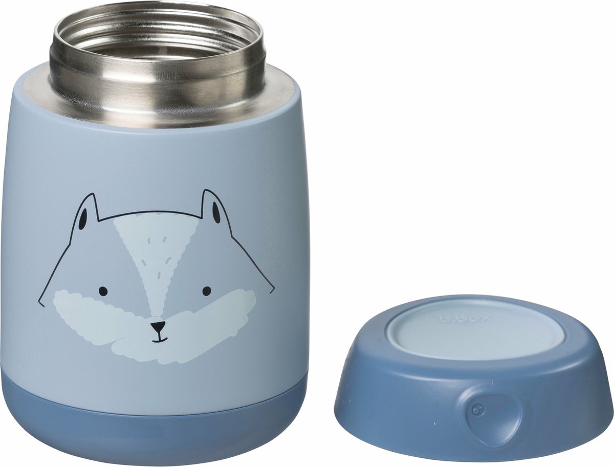b.box Mini-Thermospot | Voedselcontainer voor Baby's en Kinderen, Dubbelwandig Roestvrij Staal, Houdt Voedsel tot 6 Uur Koud of tot 4 Uur Warm | 210 ml