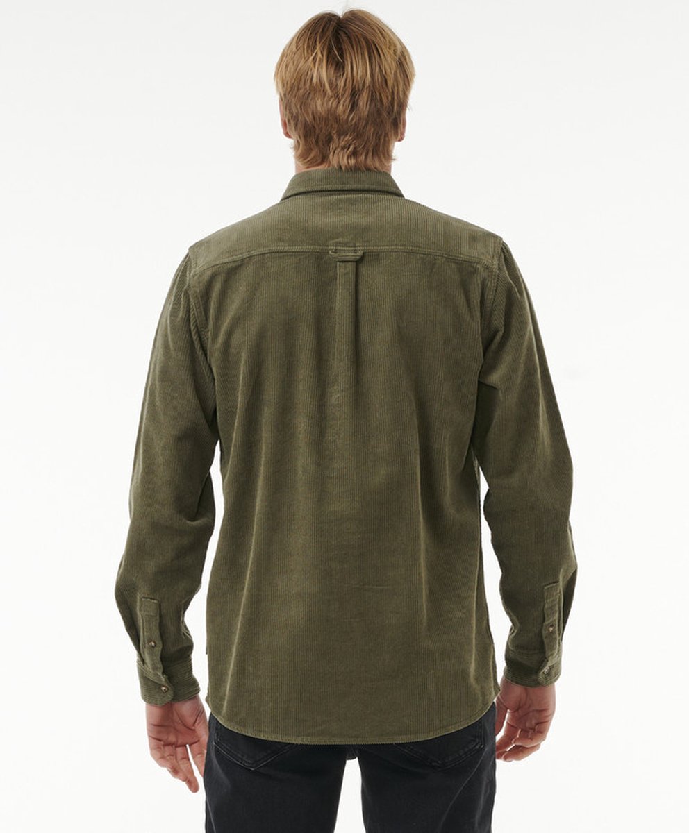 Classic Surf Cord L/S Shirt Dusty Groen