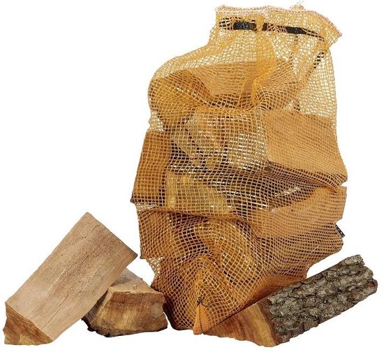 50x - Netzak met koord 45x60cm - 30L - Voor brandhout van Haardhout.com — afbeelding 3