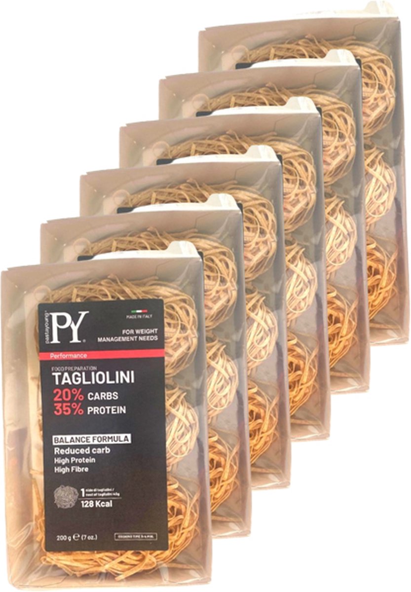 Pasta Young | Tagliolini | 6 stuks | 6 x 200g