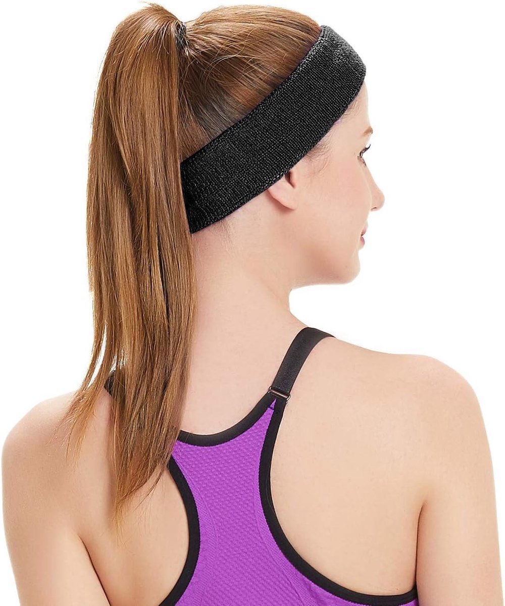 Bandeau De Sport Éponge Homme Femme - Anti-Transpiration, Lot De 3, Pour Course, Cyclisme, Tennis, Football