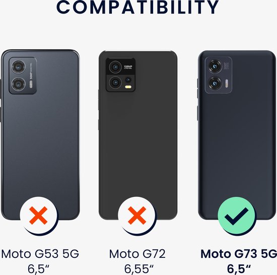 kwmobile coque de téléphone compatible avec Motorola Moto G73 5G - Coque arrière en TPU avec revêtement en silicone - Coque pour smartphone en jaune rayonnant