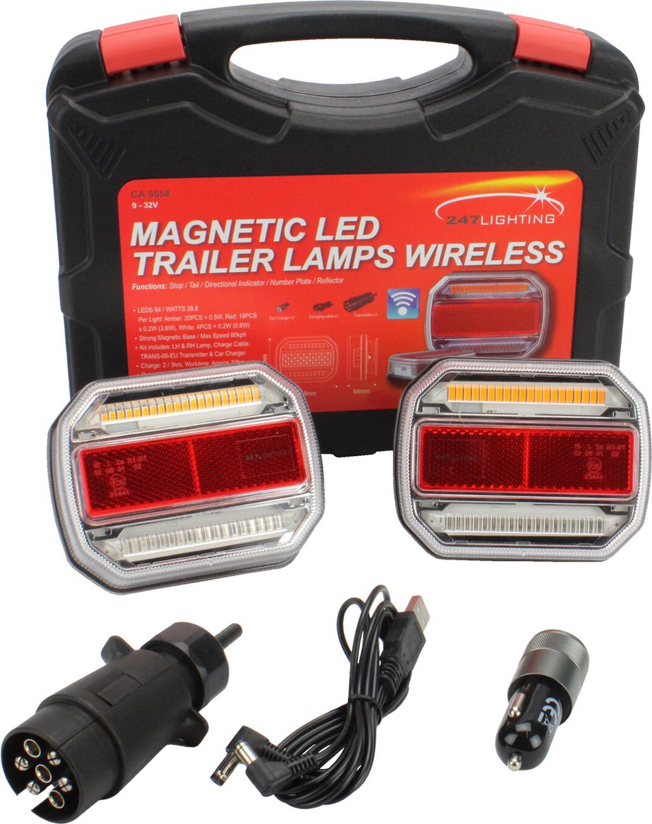 Verlichtingset draadloos led 12v en 24v