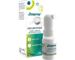 Zaspray - oogspray bij allergie (hooikoorts) - verlichting bij jeukende en droge ogen