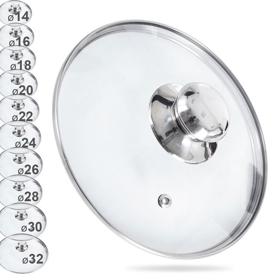 Glazen deksel voor de Wonderpan 4-in-1 koekenpan