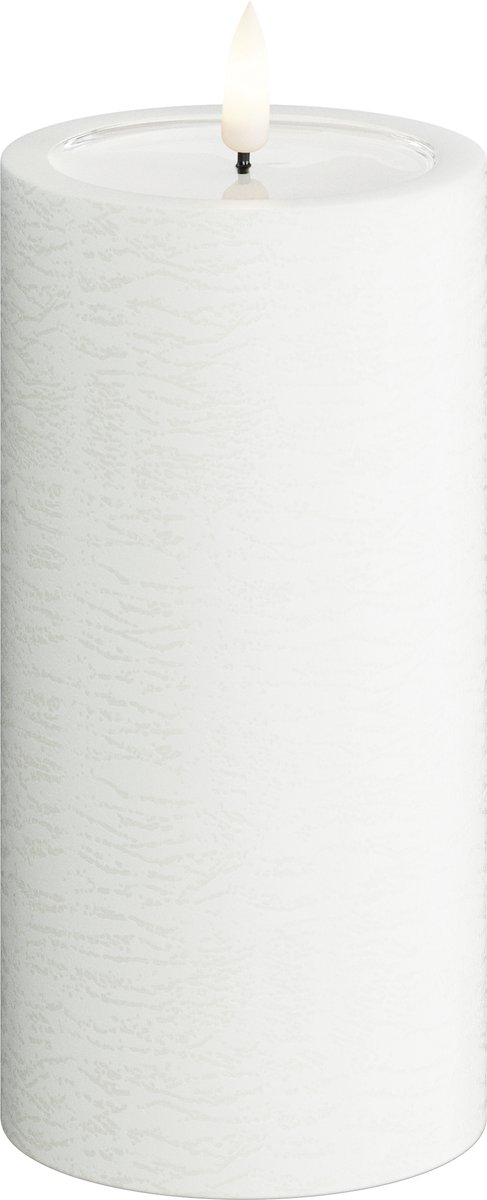 Deluxe Homeart Unique Kaars 7,5x15cm Wit UNI0006