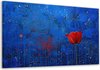 Blauw, rood, zwart, wit