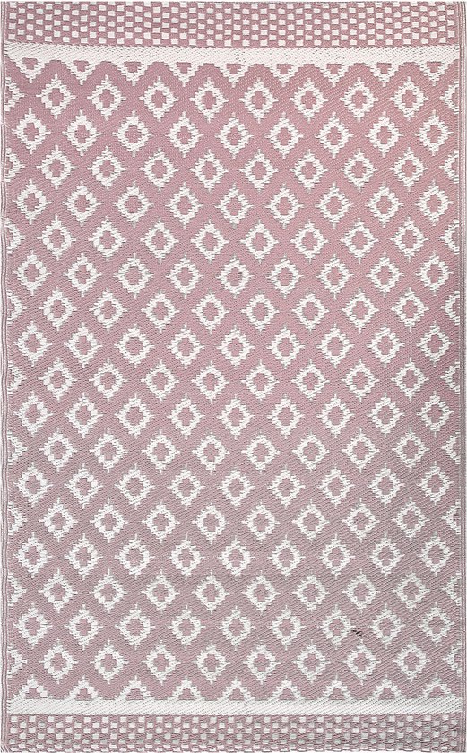 THANE - Outdoor kleed - Roze - 120 x 180 cm - Polypropyleen