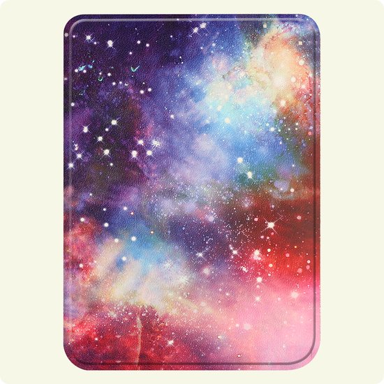 Hoesje Geschikt voor Kobo Clara Colour Hoes Bescherm Hoesje Case Sleep Cover - Hoes Geschikt voor Kobo Clara Colour Hoesje - Galaxy van Caseable — afbeelding 5