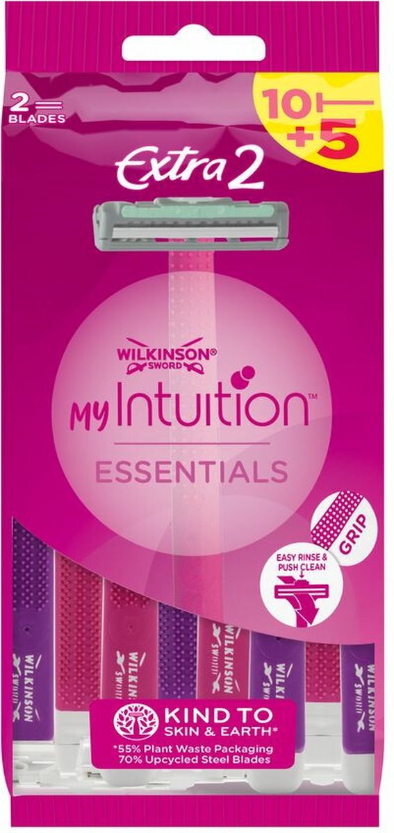 Wilkinson MyIntuition - Wegwerpscheermesjes - Extra Essential 2 - 15st x 4