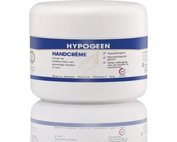 Hypogeen Handcrème - Voor droge handen en gevoelige huid - Snel absorberend, hydraterend en voedend - Beschermt tegen uitdroging, psoriasis en eczeem - Vrij van parfum en kleurstoffen - Met squalaan & melkzuur - Hypoallergeen, pH-neutraal - 200 ml