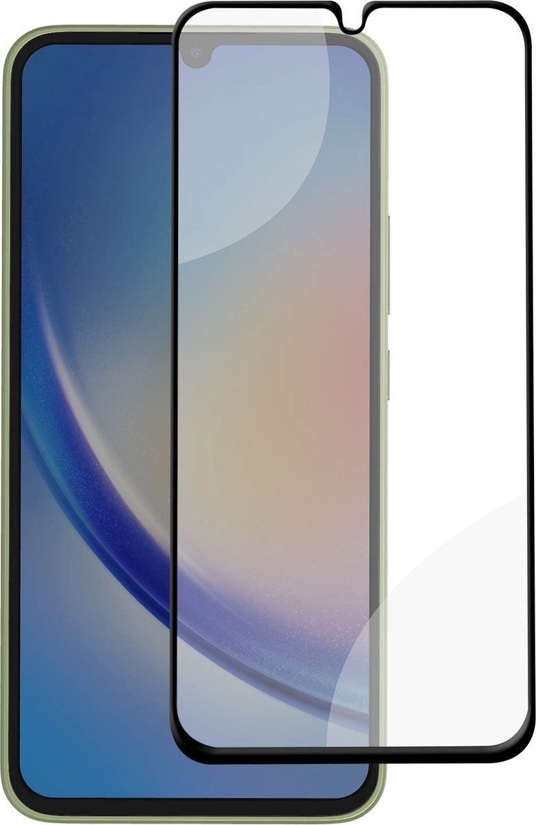 Gehard Glas Geschikt voor Samsung Galaxy A34 5G 9H Anti-vlekken zwart