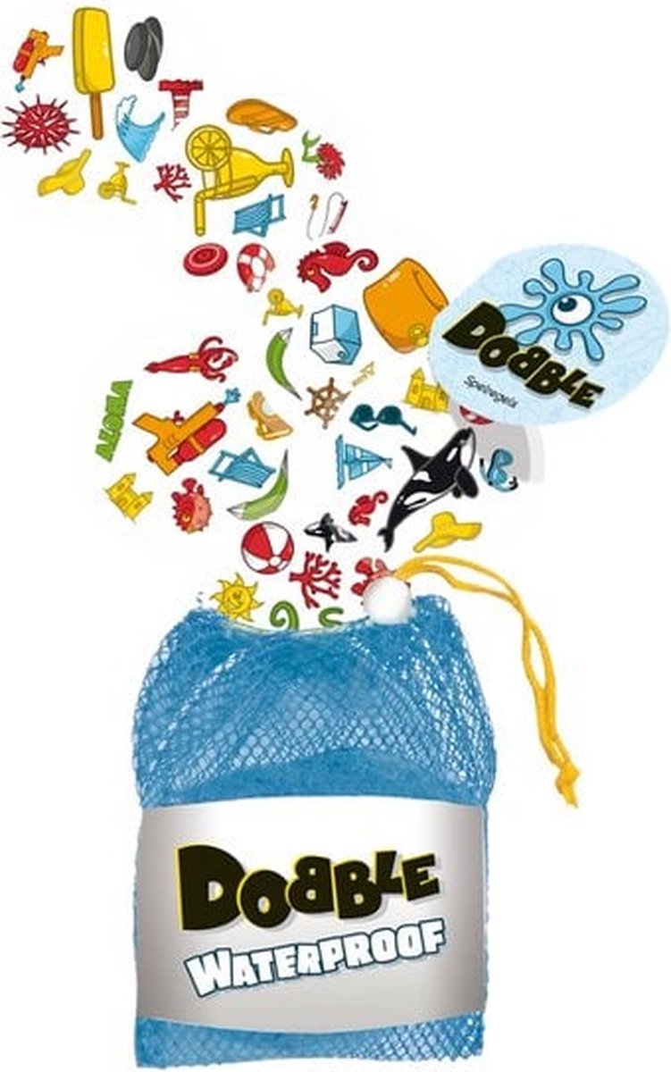 Dobble Waterproof - Kaartspel - Waterbestendig - Vakantie & Strand — afbeelding 3