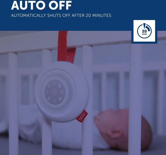 The Baby Shusher Suzy - Peuter Slaaphulp & Baby Fopspeen - 7 rustgevende melodieën - hartslag en witte ruis - On-The-Go geluidsmachine - huilsensor - Variabel volume - Auto off van the — afbeelding 5