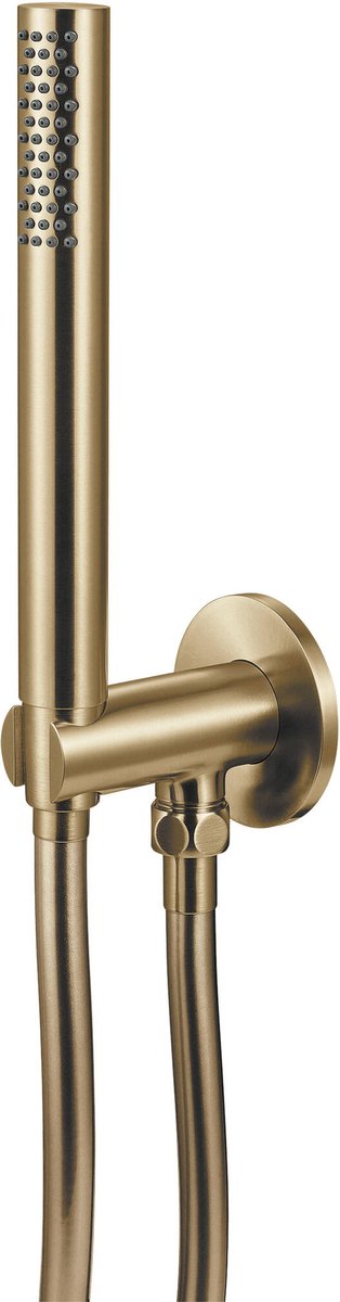 Qisani Flow handdouche met wateraansluiting Gold / Goud
