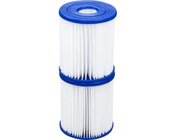 Product afbeelding van Bestway - Filter Cartridge - Zwembadfilter Type I - 2 stuks - nr. 58093