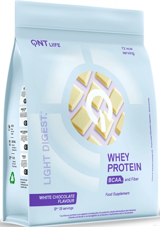 Qnt Light Digest Whey Protein White Chocolate — afbeelding 4
