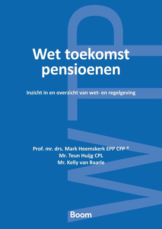 Wet toekomst pensioenen - cover