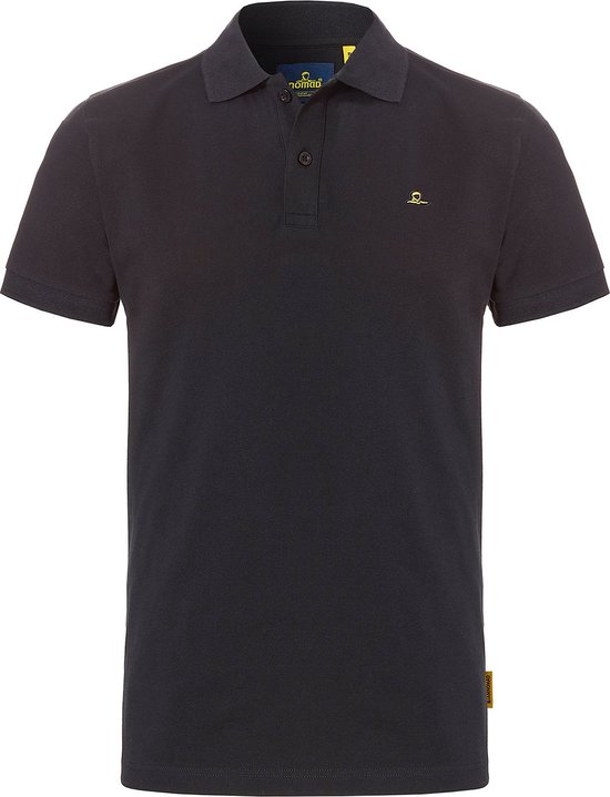 NOMAD® Polo Piqué Heren | Maat XL | Zwart | Polo Shirt Korte Mouw | Luchtig Katoen | Sneldrogend