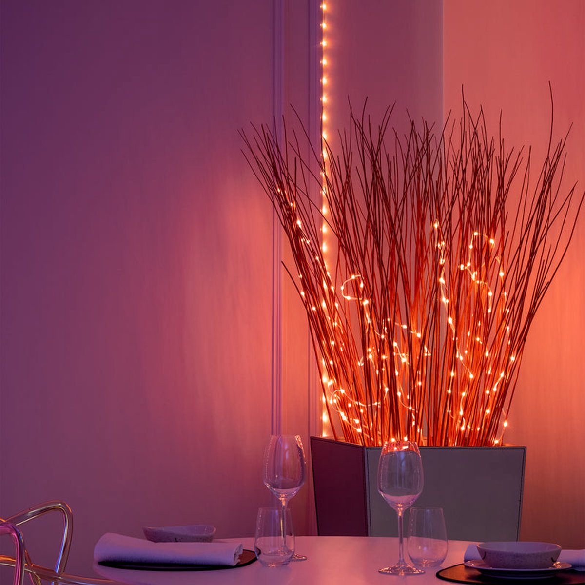 Twinkly Dots Flexibele LED Lichtsnoer - 20M - 400 RGB Licht - Gaming - Binnen & Buiten - Wifi - Werkt met Homekit, Google Home en Razer Chroma - Zwart – foto 3