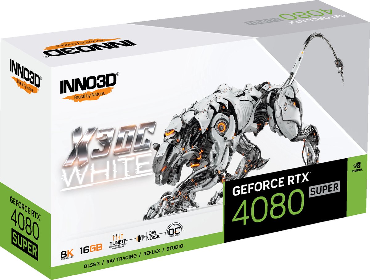 INNO3D GEFORCE RTX 4080 SUPER X3 OC WHITE NVIDIA 16 GB