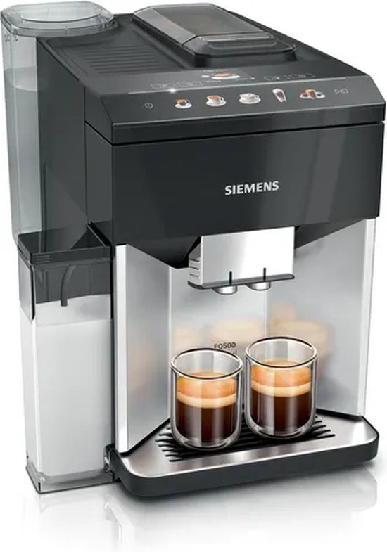 Siemens EQ500 TQ513R01 – Volautomatische espressomachine – Licht zilver