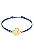 Elli - Armband - Dames Shamrock Lucky Charm in 925 Sterling Silver Rose Gold Plated - Dames