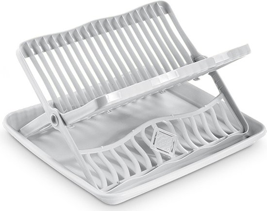 Égouttoir à Vaisselle, Plateau De Rangement Peu Encombrant, égouttoir à Couverts En Plastique, Accessoires De Cuisine Pour évier De Comptoir De Maison (Blanc M 17 Cm / 6,7 Pouces