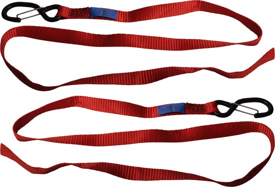 ACEBIKES Ratchet Premium Deluxe, set van 2 spanbanden, ratel