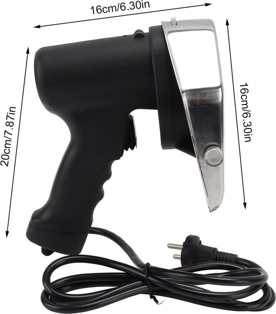 Draadloos kebabmes, dönermes, elektrische gyrometer, dönersnijder, accu
