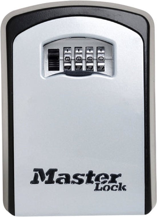 Foto: Masterlock sleutelkluis met cijferslot muurmodel 146x105x51mm