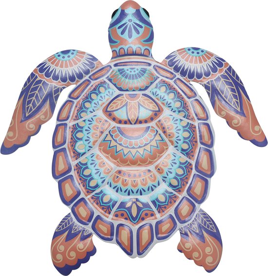 Metalen Schildpad Wanddecoratie voor Binnen