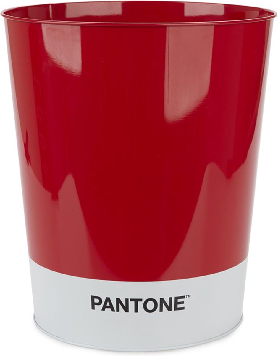 Goedkoopste Balvi Pantone Prullenbak - Rood