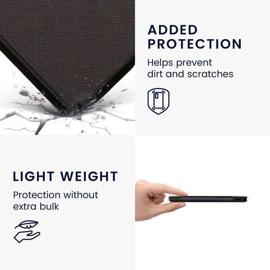 kwmobile e-reader hoesje geschikt voor Pocketbook Verse / Verse Lite / Verse Pro / Color / Vivlio Light/Light HD hoes - E reader flip case met magnetische sluiting - Ereader cover - Tarotkaart design in donkerblauw / geel / zwart van Merkloos — afbeelding 2