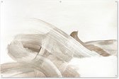 Décoration murale Abstrait - Art moderne - Beige - 180x120 cm - Poster de jardin