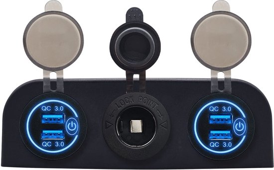 Ledvion - Buitenstopcontact met paal, 4 stopcontacten, waterdicht IP44, 3 jaar garantie Ledvion - Buitenstopcontact met paal, 4 stopcontacten, waterdicht IP44, 3 jaar garantie