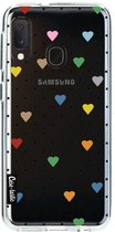 Casetastic Softcover Samsung Galaxy A20e (2019) - Pin Point Hearts Transparent