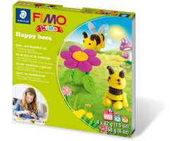 FIMO kids 8034 - ovenhardende boetseerklei - Form&Play set "Happy Bees"