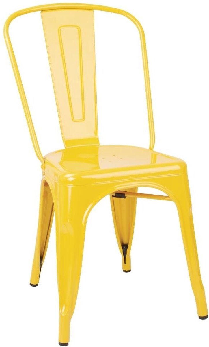 Bolero Bistro Stalen Bijzetstoelen Geel (4 Stuks) - DK292